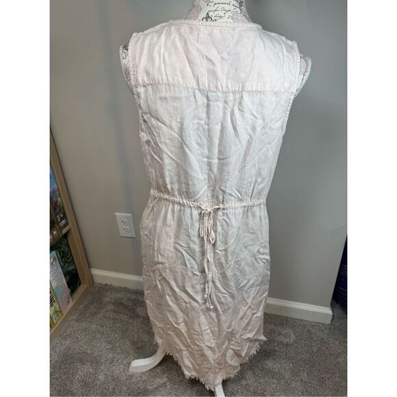 BILLY T Chambray Shirt Dress Medium Rae Hem Anthropologie - Picture 3 of 7